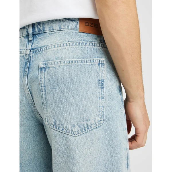 Jean loose dirty Bleu clair