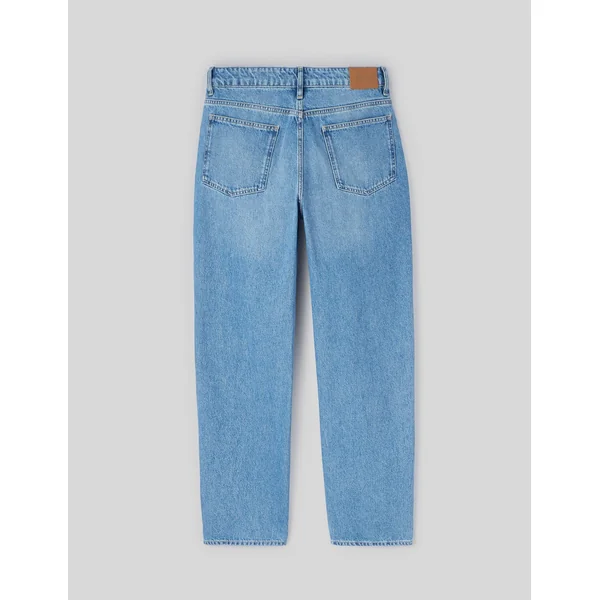 Jean loose double stone Bleu moyen