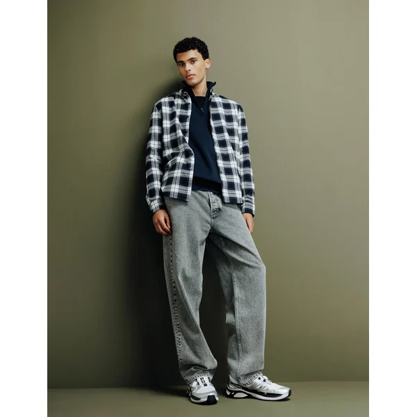 Jean loose Gris Clair