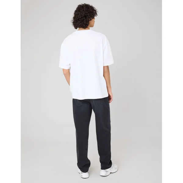 Jean loose à découpes Noir
