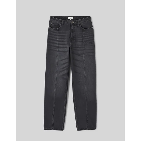 Jean loose à découpes Noir