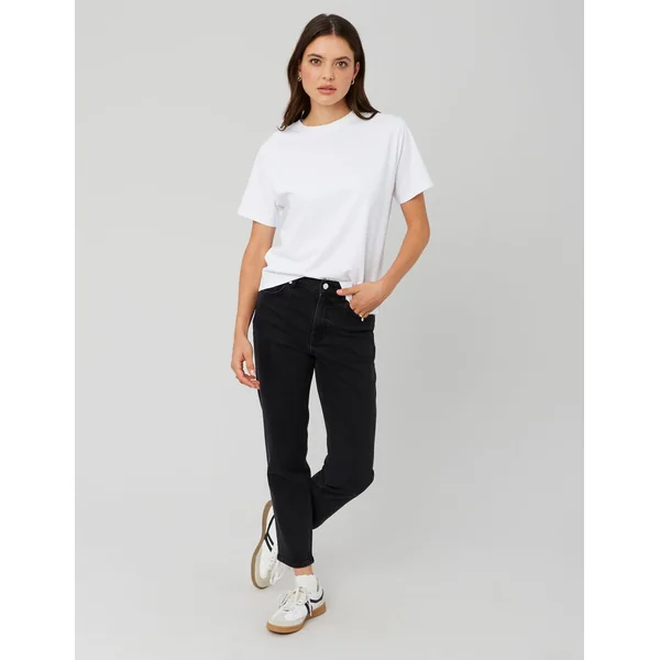 Jean mom fit Noir