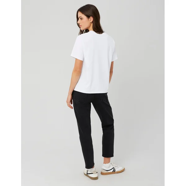 Jean mom fit Noir