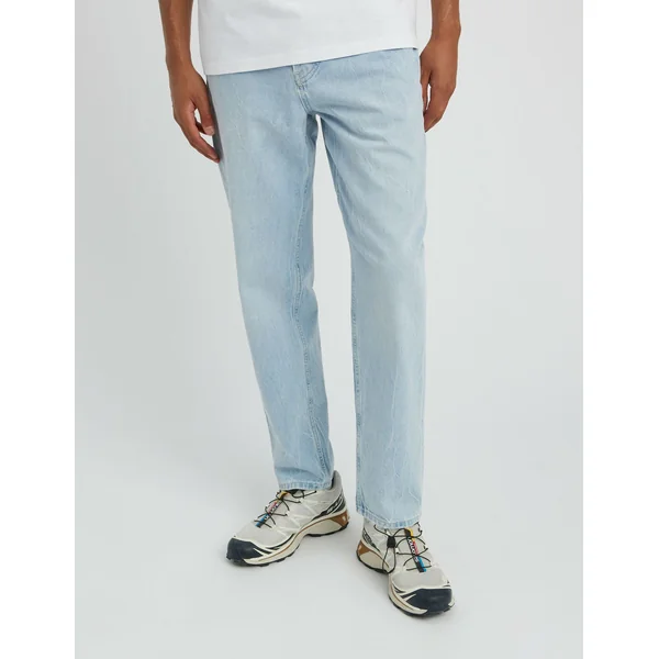 Jean relaxed bleach Bleu Jean Bleach
