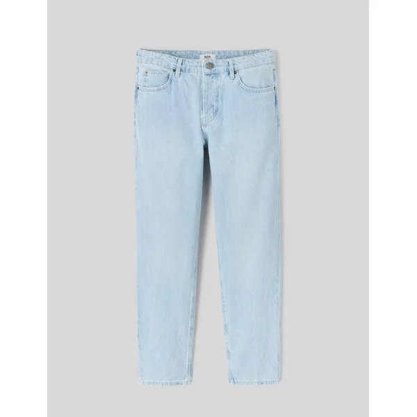 Jean relaxed bleach Bleu Jean Bleach