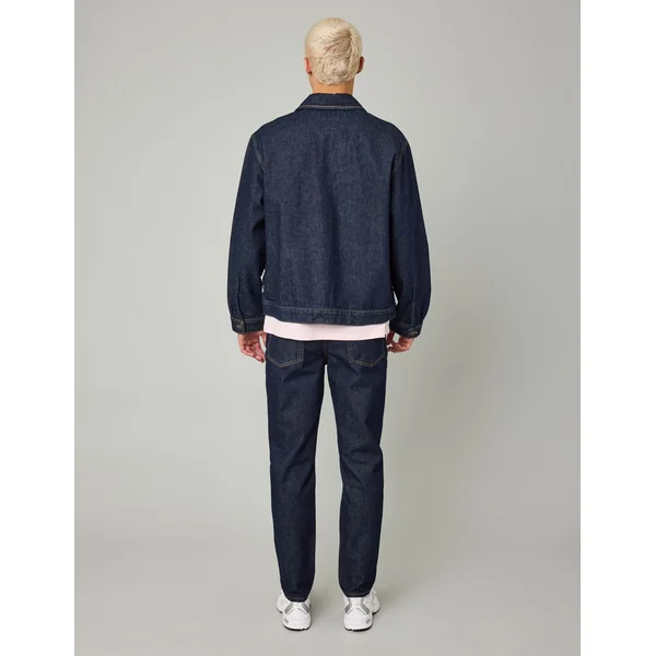 Jean relaxed brut Bleu moyen