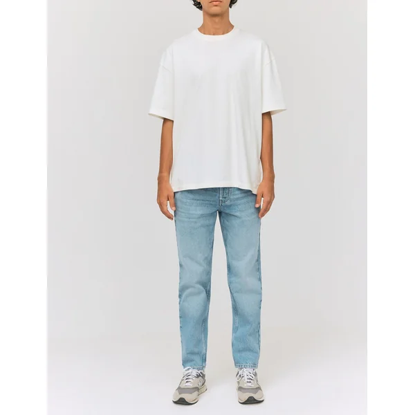 Jean relaxed double stone Bleu moyen