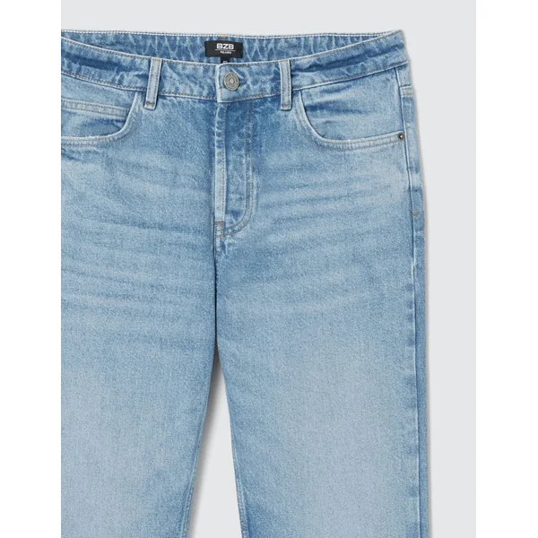 Jean relaxed double stone Bleu moyen