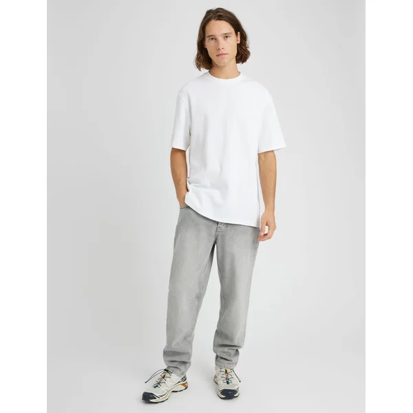 Jean relaxed gris Gris clair