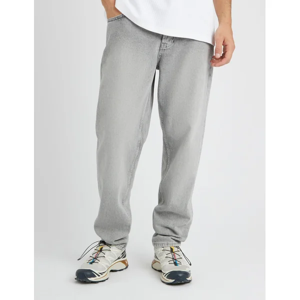 Jean relaxed gris Gris clair