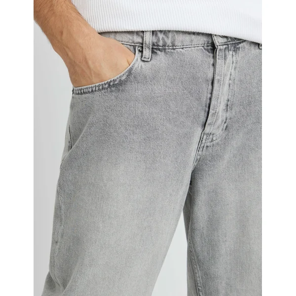 Jean relaxed gris Gris clair