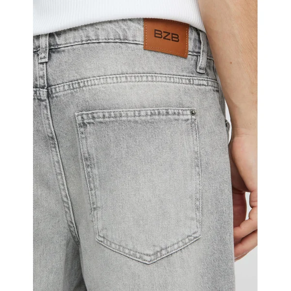 Jean relaxed gris Gris clair