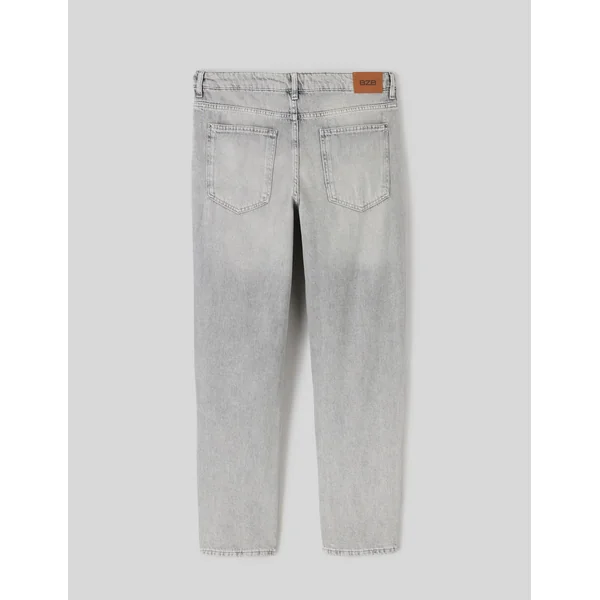 Jean relaxed gris Gris clair