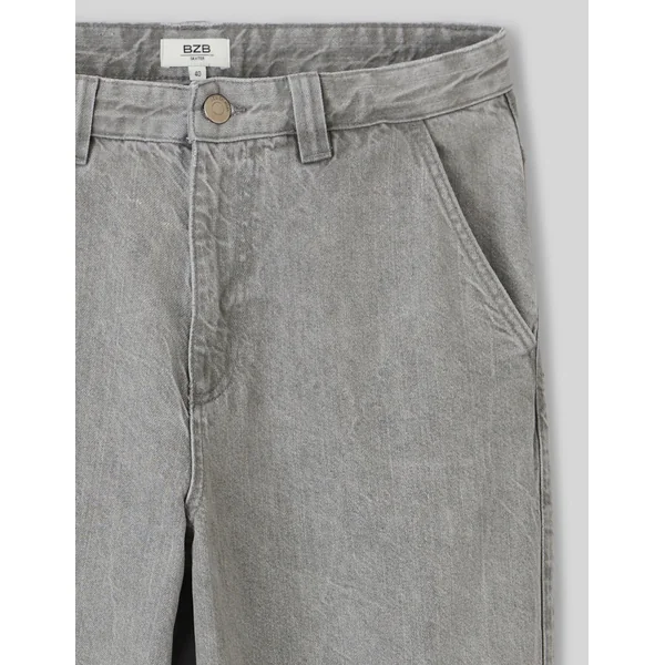 Jean skater gris clair Gris clair