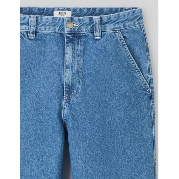 Jean skater stone Bleu moyen