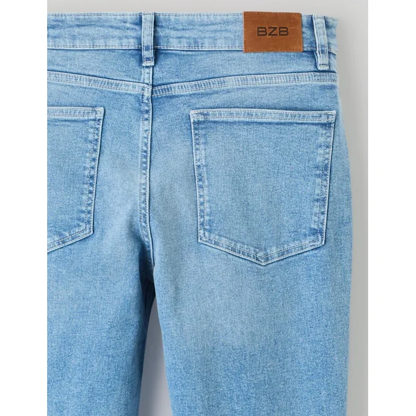 Jean slim triple stone Bleu clair