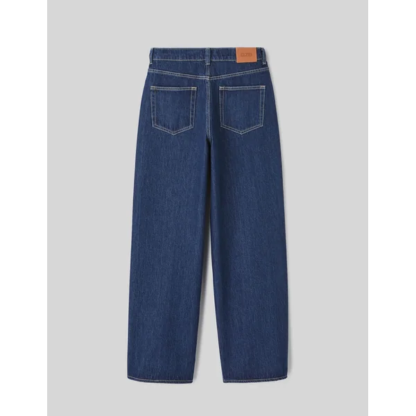 Jean straight surpiqures Bleu moyen