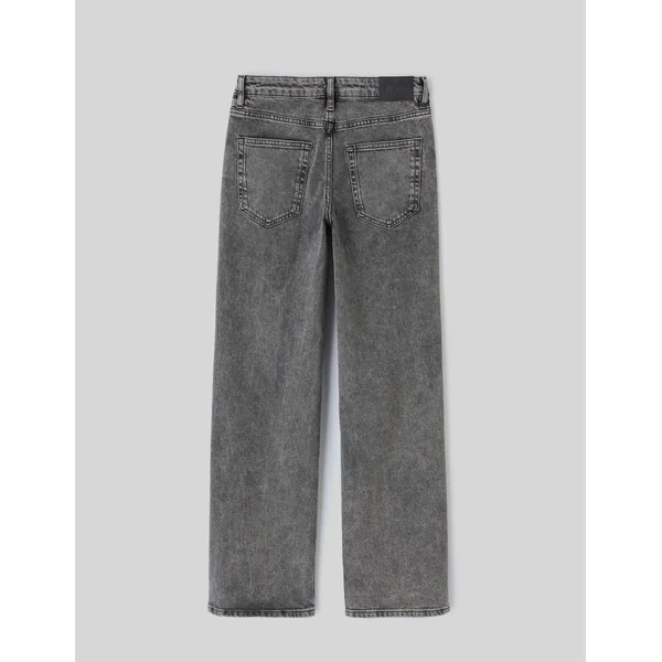 Jean straight taille standard Gris foncé