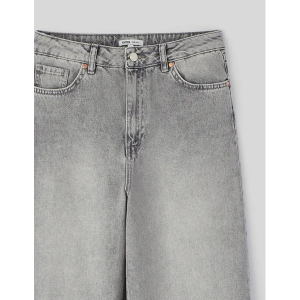 Jean wide leg Gris moyen