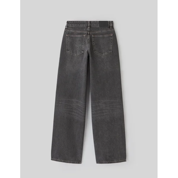 Jean wide leg taille basse Noir