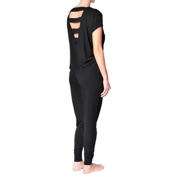 Jeanne Jogger en Modal Noir Huit Lingerie