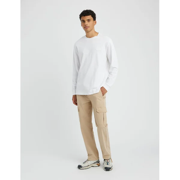 Jogger cargo bas droit Beige