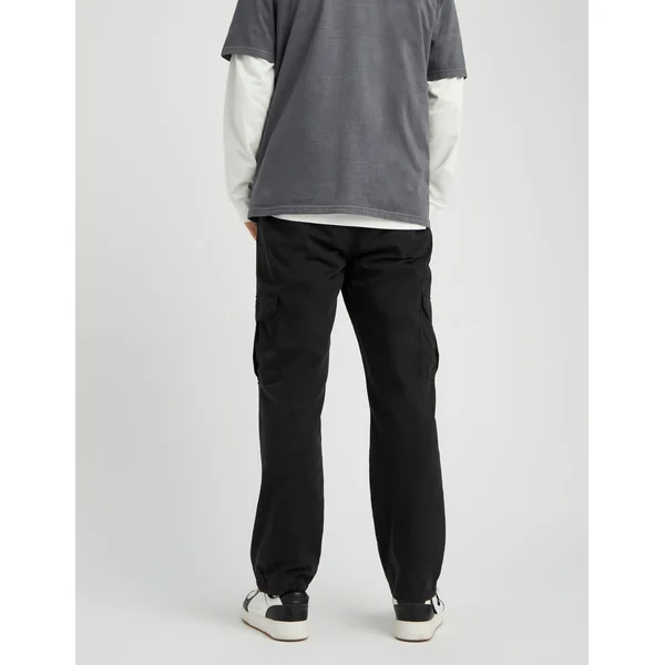 Jogger cargo bas droit Noir