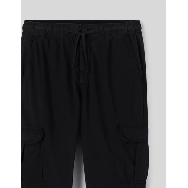 Jogger cargo bas droit Noir