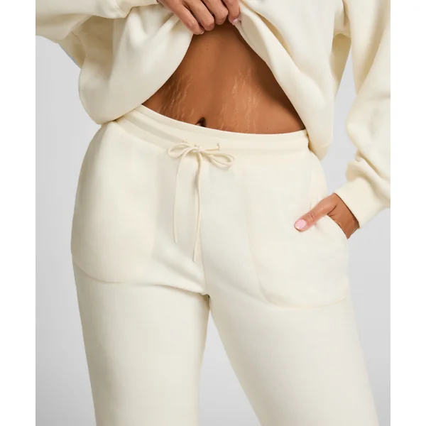 Jogger en polaire sportive - Blanc