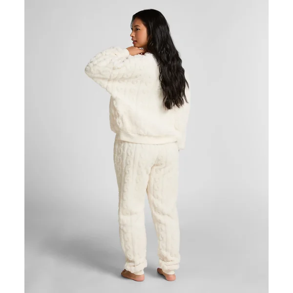 Jogger en polaire torsadée - Blanc