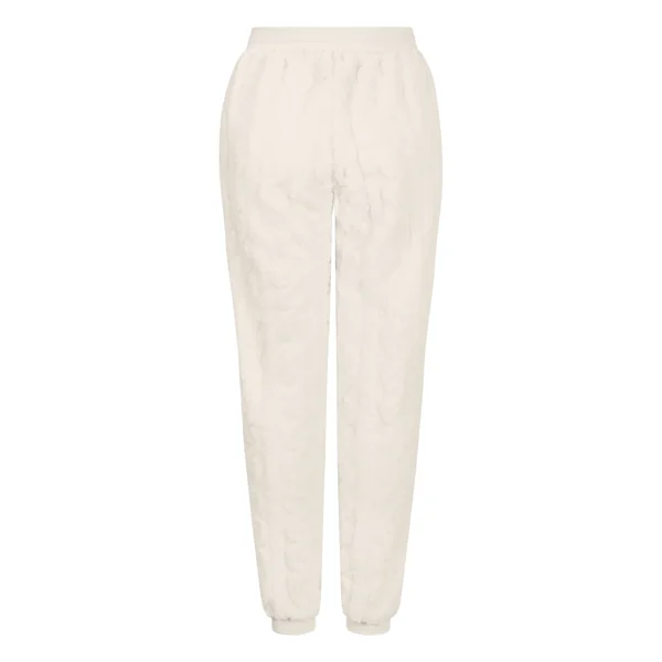 Jogger en polaire torsadée - Blanc