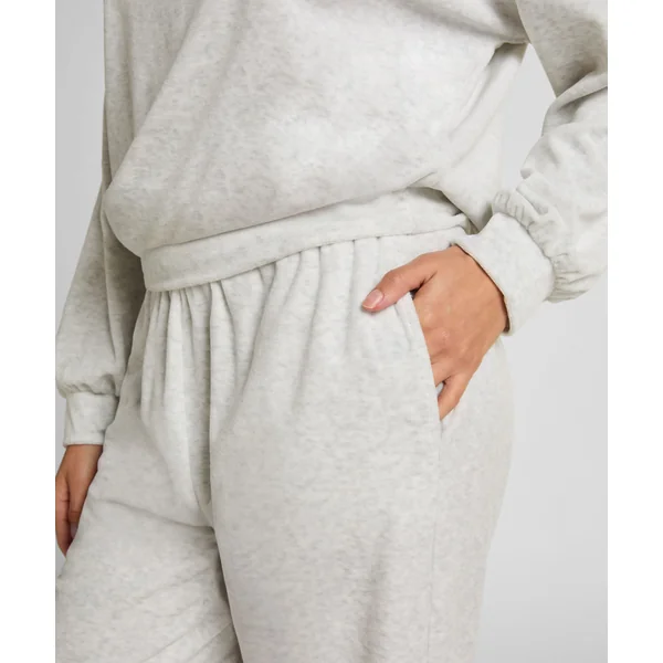 Jogging en velours - Gris