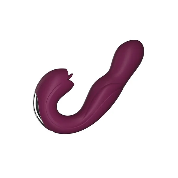 Joi - Vibromasseur tête rotative et stimulateur clitoridien - violet Honey Play box