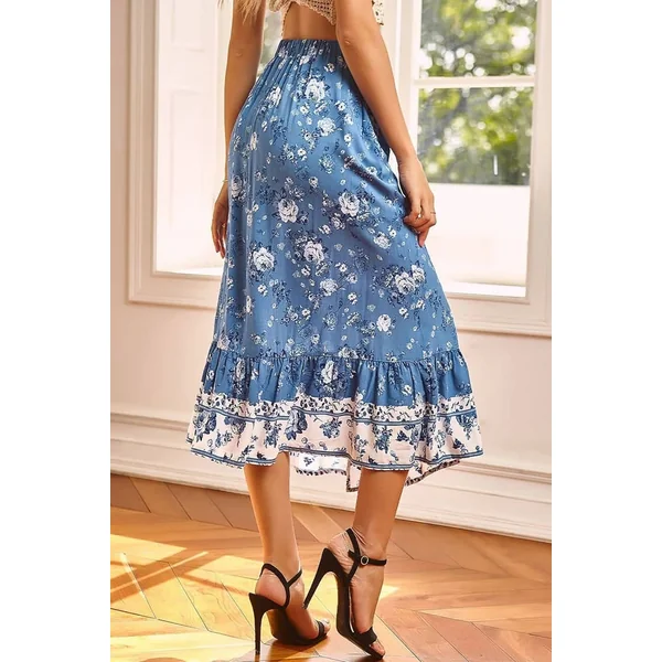 Jupe Champêtre Bleue