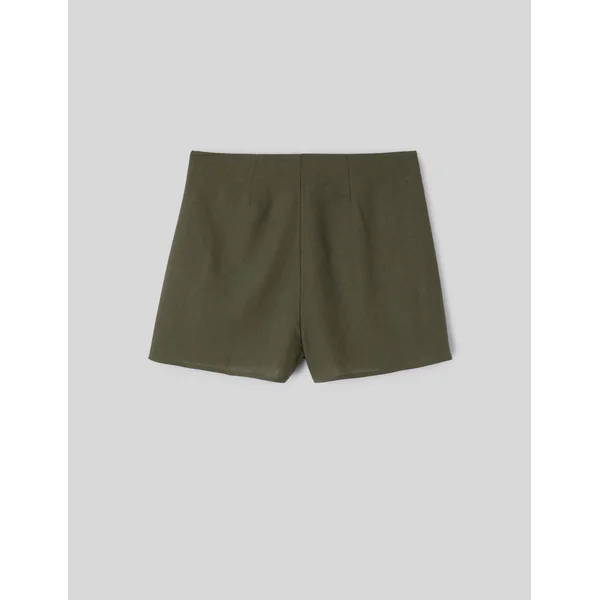 Jupe courte paréo Vert kaki