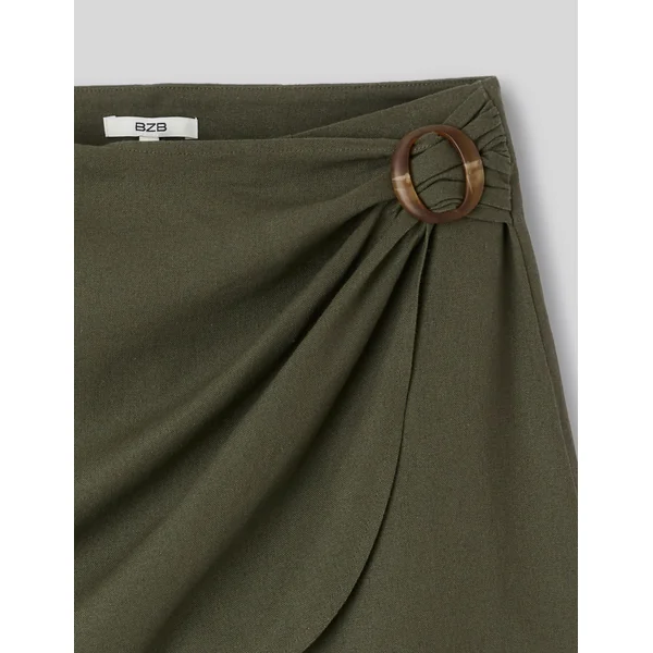 Jupe courte paréo Vert kaki