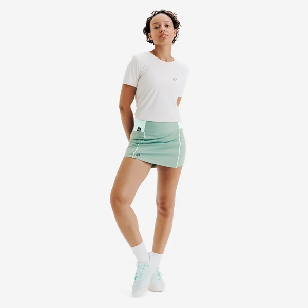 Jupe de tennis Hip ball Femme, TSkirt Dry Hip Ball vert