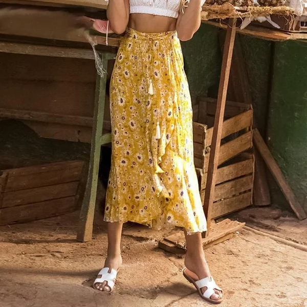 Jupe longue bohémienne