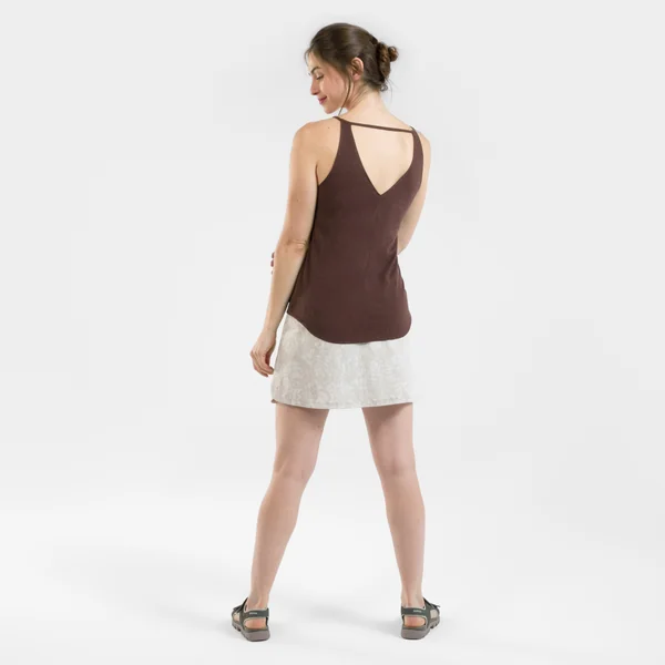 Jupe short de randonnée - NH500 - Femme - Blanc