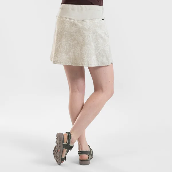 Jupe short de randonnée - NH500 - Femme - Blanc