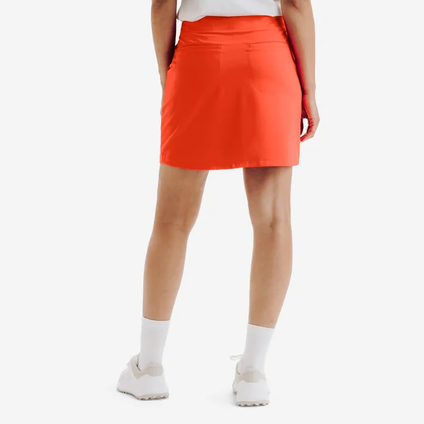 Jupe short golf femme, WW500 rouge