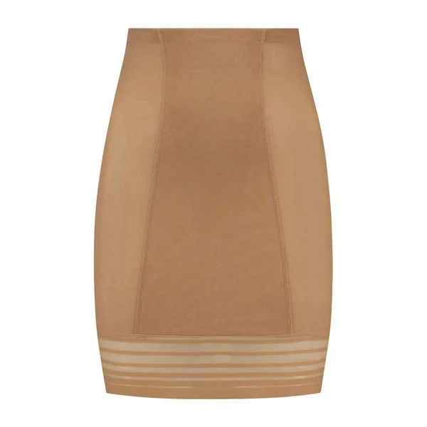 Jupe taille haute gainante Marron Bye Bra Powermesh Shapewear Bye Bra