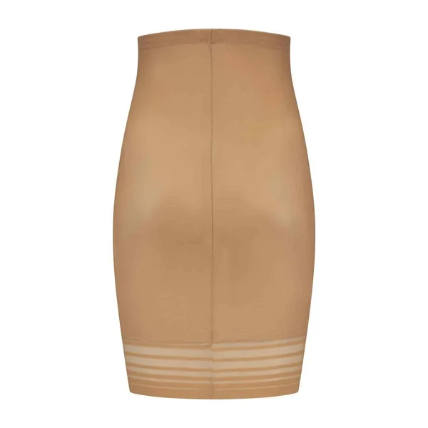 Jupe taille haute gainante Marron Bye Bra Powermesh Shapewear Bye Bra