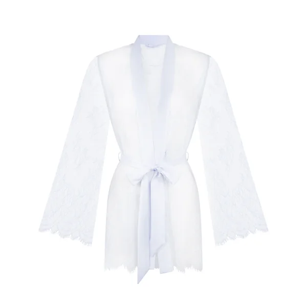 Kimono en Dentelle - Bleu