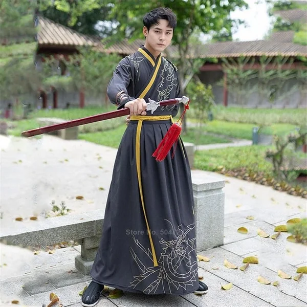 Kimono Japonais Homme Traditionnel Samourai