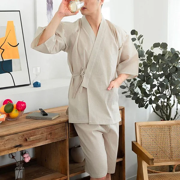 Kimono Japonais Pour Homme Nuit