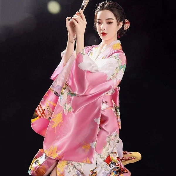 Kimono Japonais Rose