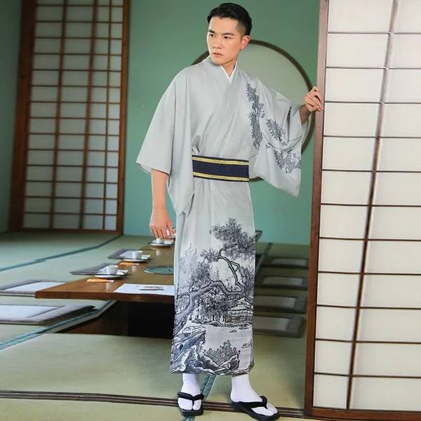 Kimono Japonais Traditionnel Vintage