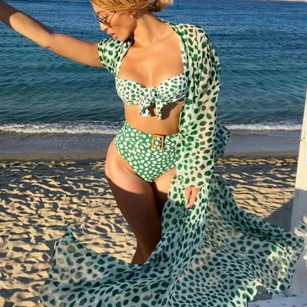 Kimono Long à Pois