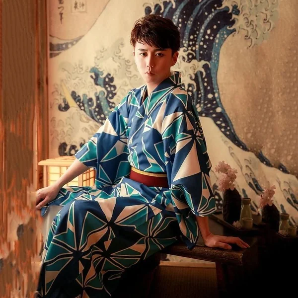 Kimono Motif Geometrique